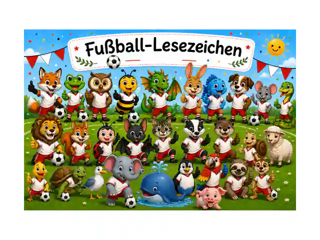 Lesezeichen Fußball