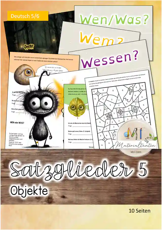 Satzglieder 5 - Objekte: Deutsch 5/6