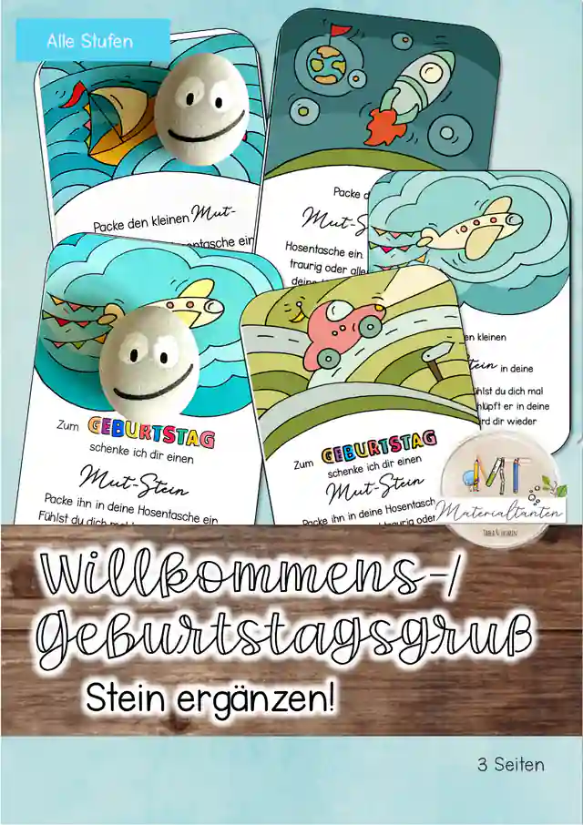 Mitgebsel Anfang/Geburtstag/... : Mutstein