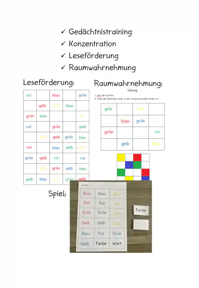 Konzentrationsspiel