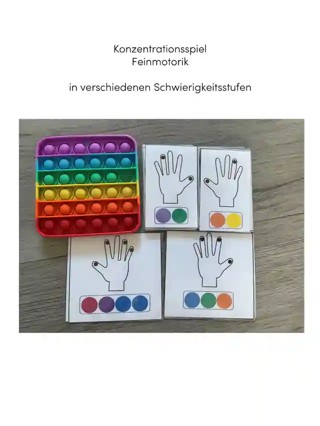 Plopper Fingerspiel Konzentration