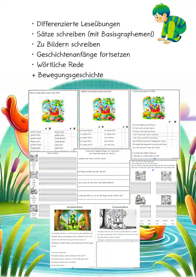 D differenziert: Bewegung mit Basisgraphemen