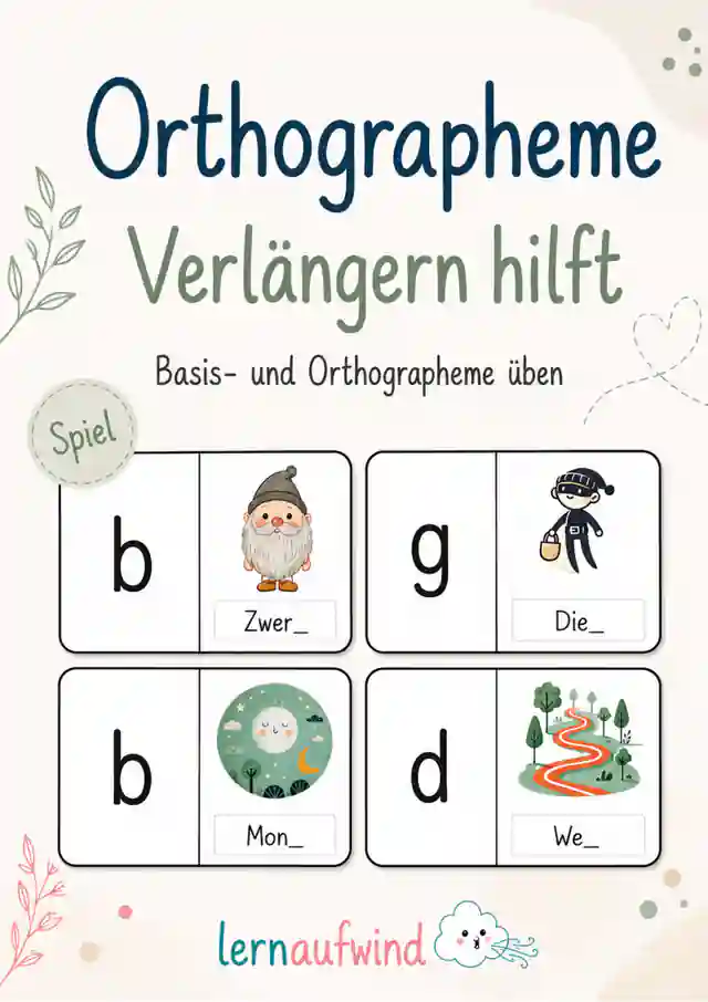 D: Verlängern hilft Basis- und Orthographeme