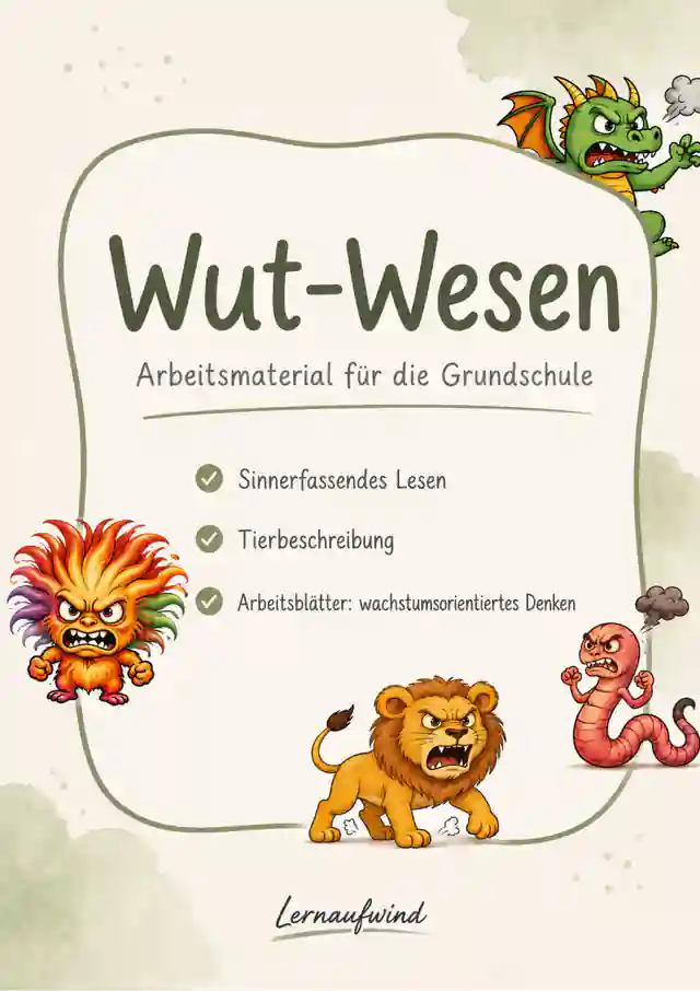 D/Su: Wutmonster, Tierbeschreibung, Gefühle