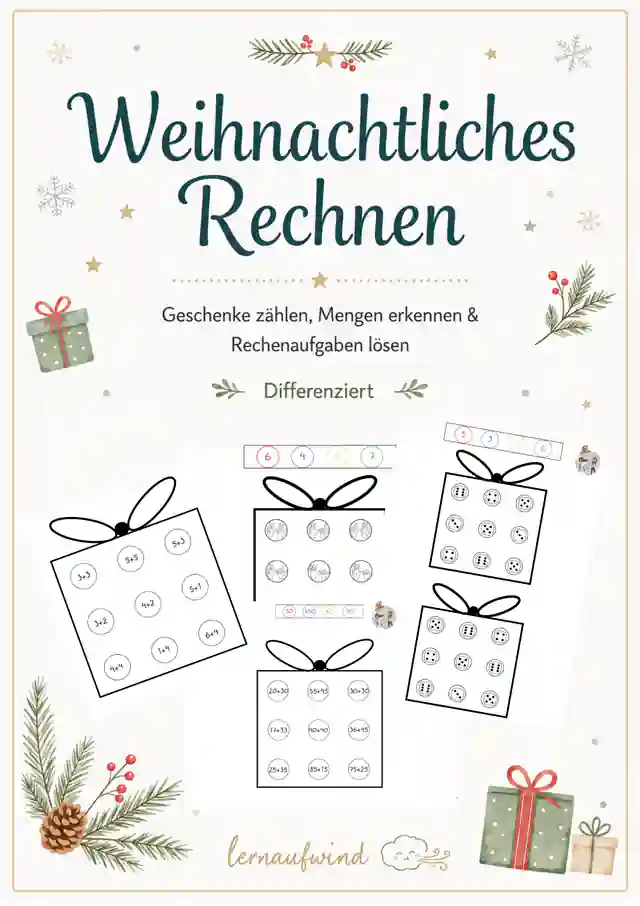 M: Weihnachtliches Rechnen GS1