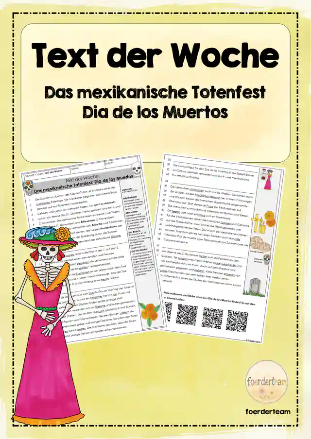 Text der Woche - das mexikanische Totenfest - dia de los muertos
