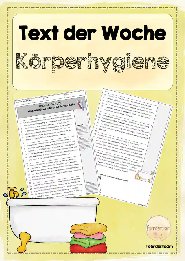 Text der Woche - Körperhygiene