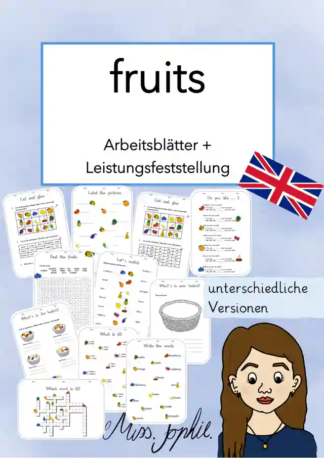 fruits_Arbeitsblätter und Leistungsfeststellung