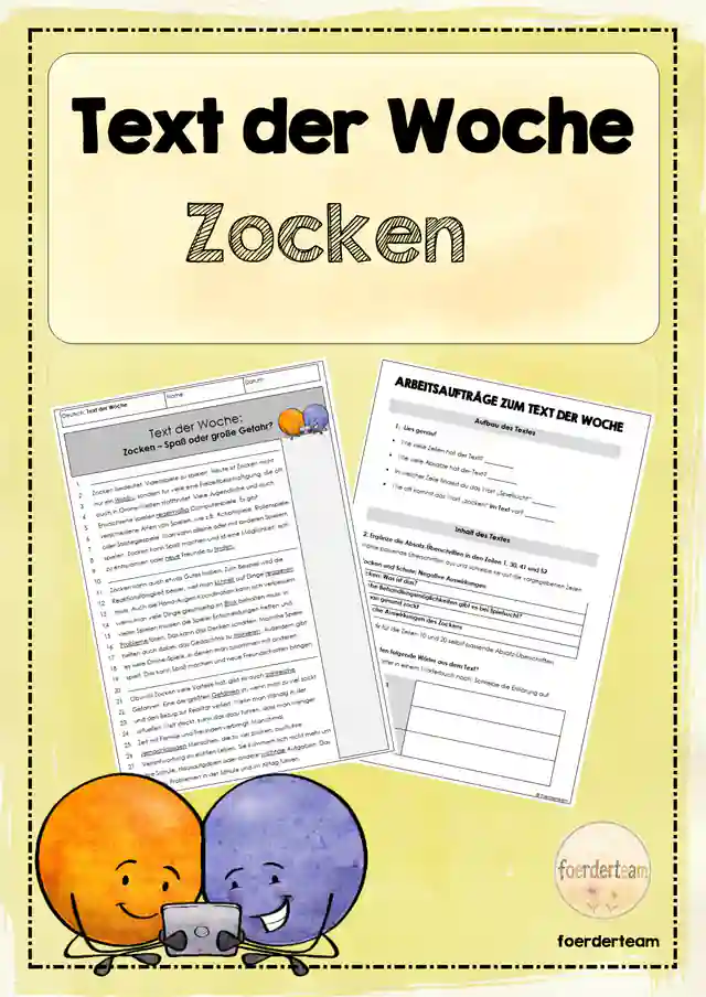 Text der Woche - Zocken