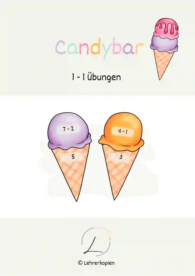 Candybar: Subtraktion ZR 10