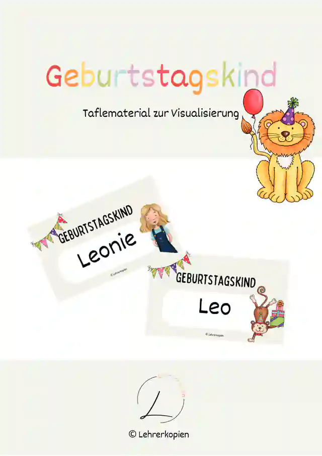 Kind des Tages: Visualisierung für den Klassenraum