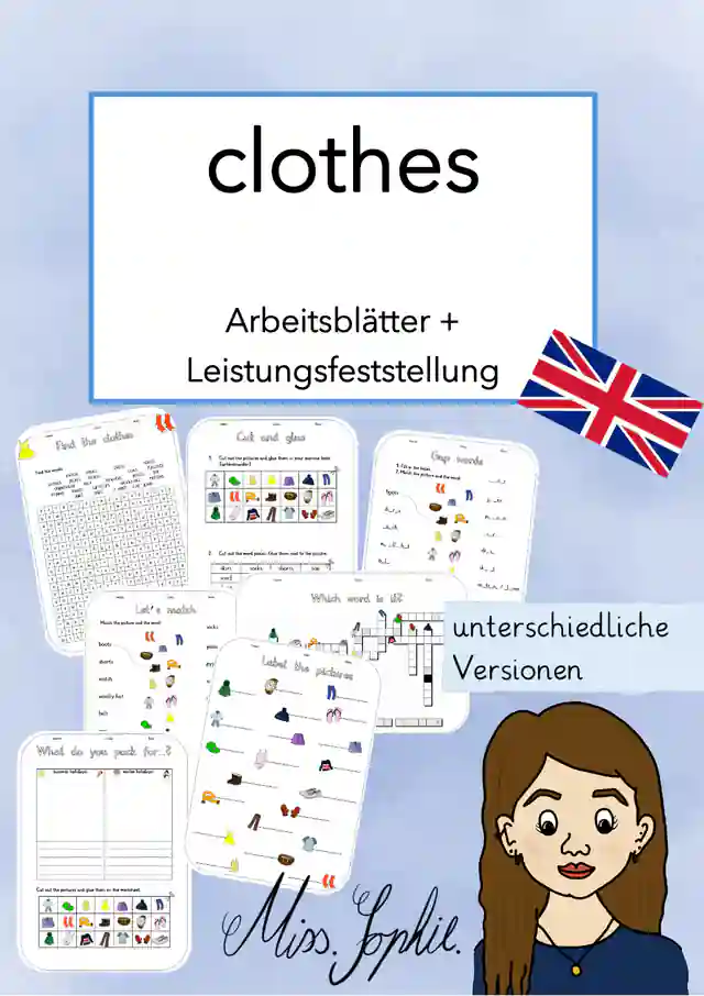 clothes_Arbeitsblätter und Leistungsfeststellung