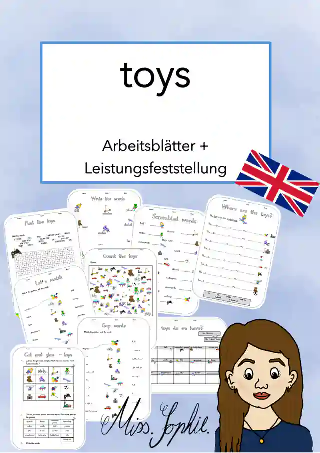 toys _Arbeitsblätter und Leistungsfeststellungen