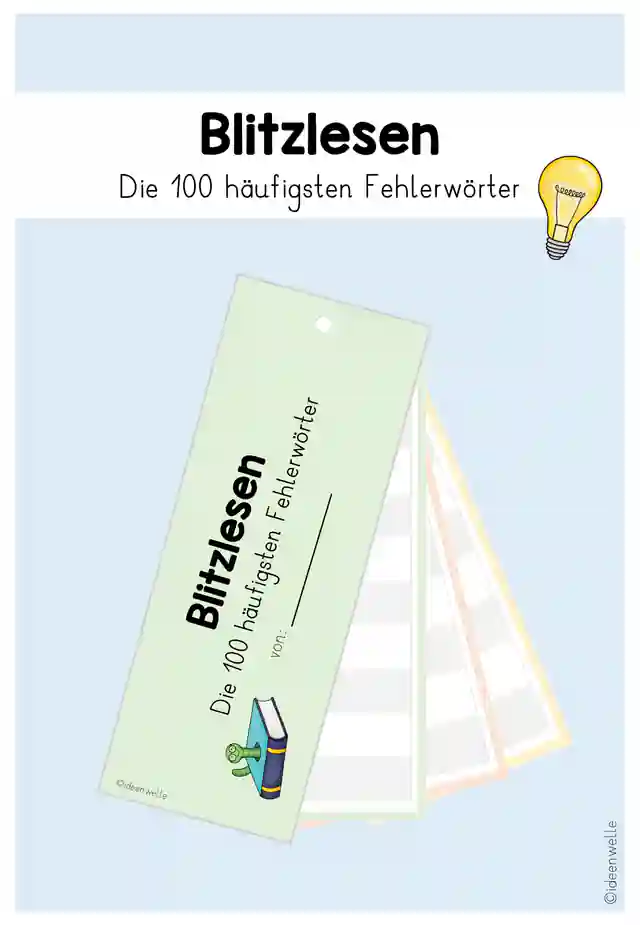 Blitzlesen - die 100 häufigsten Fehlerwörter