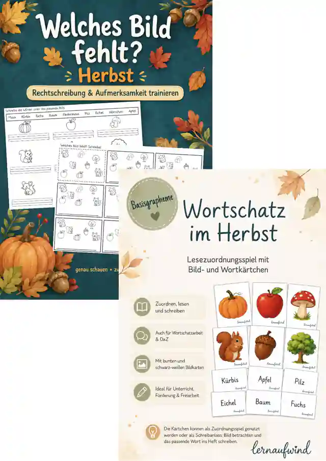 Deutsch mit Basisgraphemen - Herbst