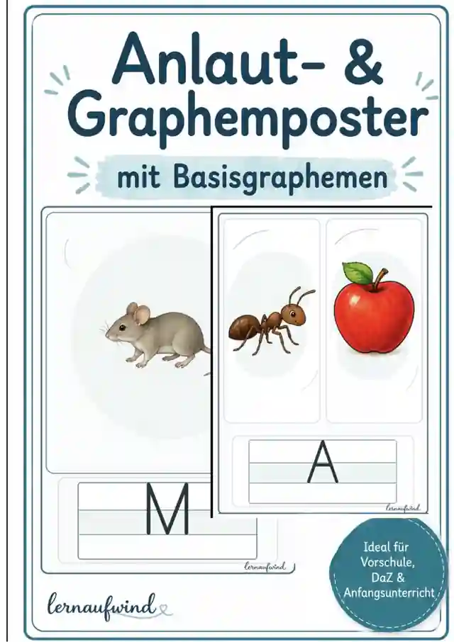 Anlautposter Graphemposter Basisgrapheme