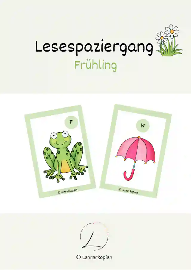 Lesespaziergang: Frühling, 2-fach differenziert