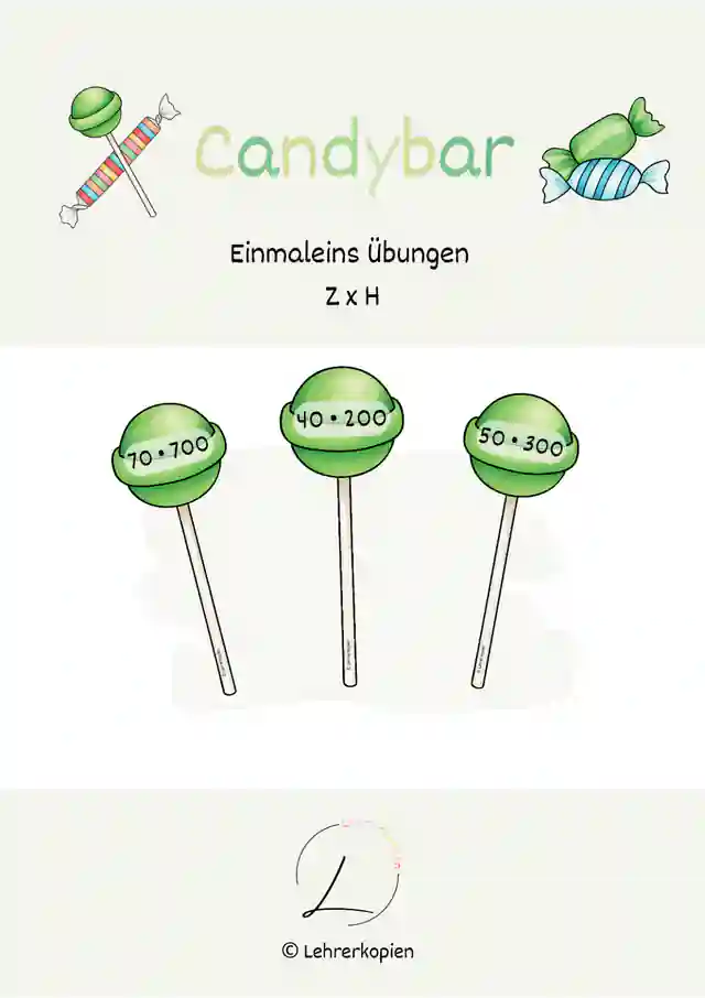 Candybar: Malaufgaben ZR 100 000