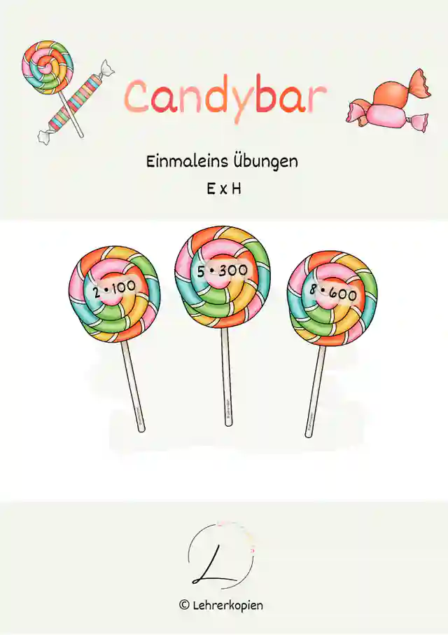 Candybar: Malaufgaben ZR 10 000