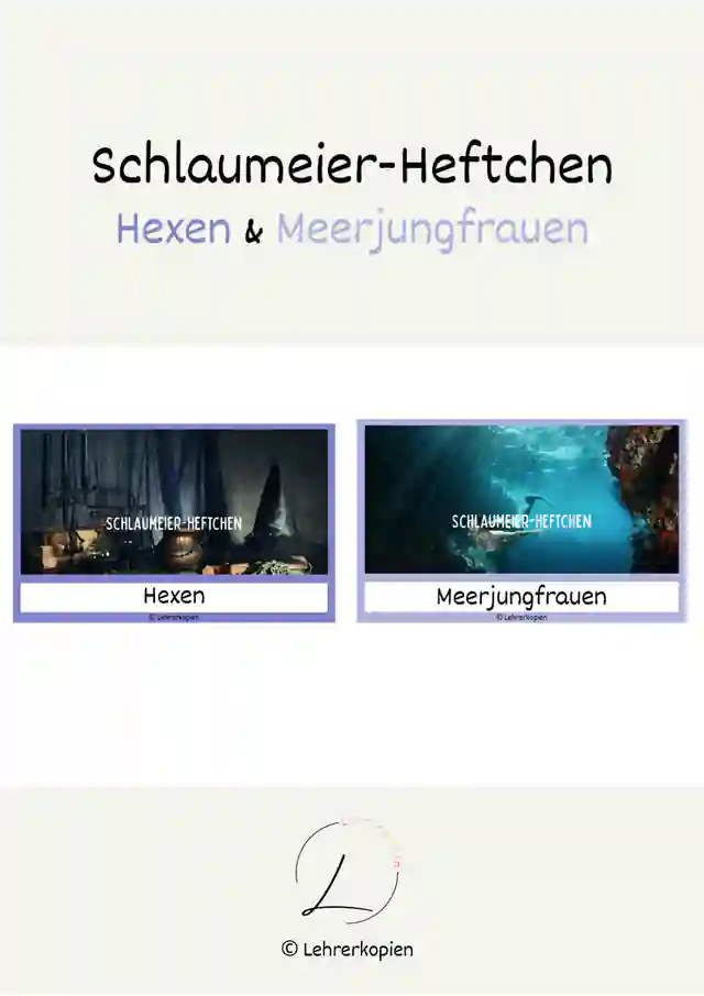 Schlaumeier-Heftchen: Hexen (Lesen auf Satzebene, Silbenschrift)