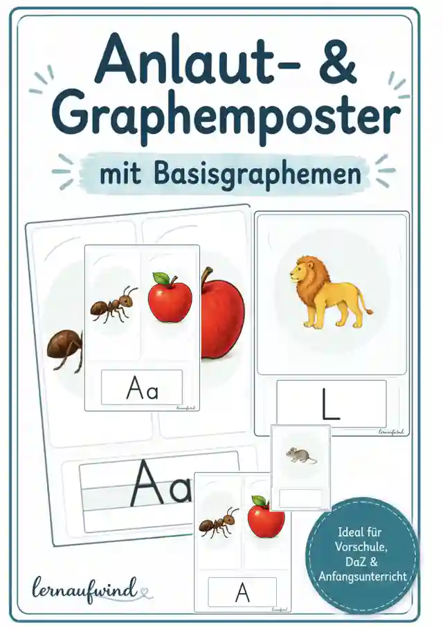 Poster: Anlautposter/Graphemposter