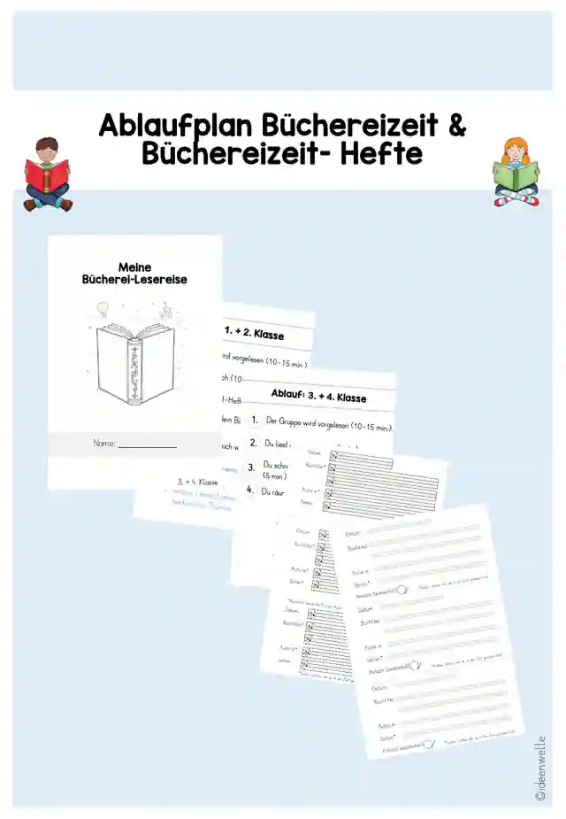 Lesereise / Büchereizeit-Lesehefte