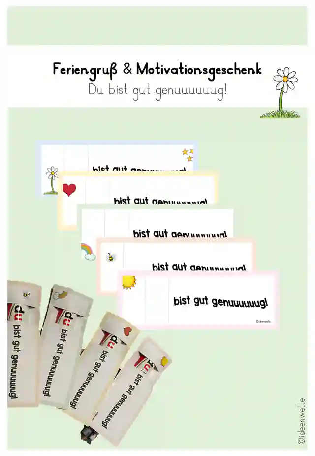 Feriengruß  - Du bist gut genug!