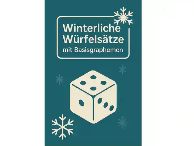 D: Winterliche Würfelsätze 