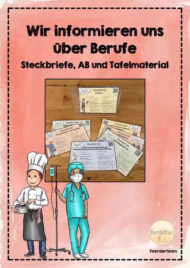 Berufe kennenlernen - Steckbriefe erstellen