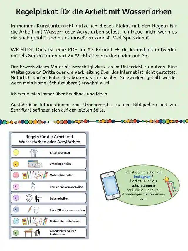 Regeln im Kunstunterricht