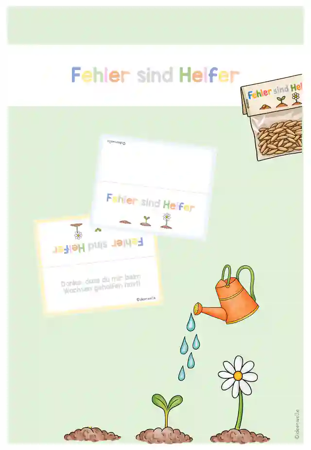 Fehler sind Helfer - Blumengruß