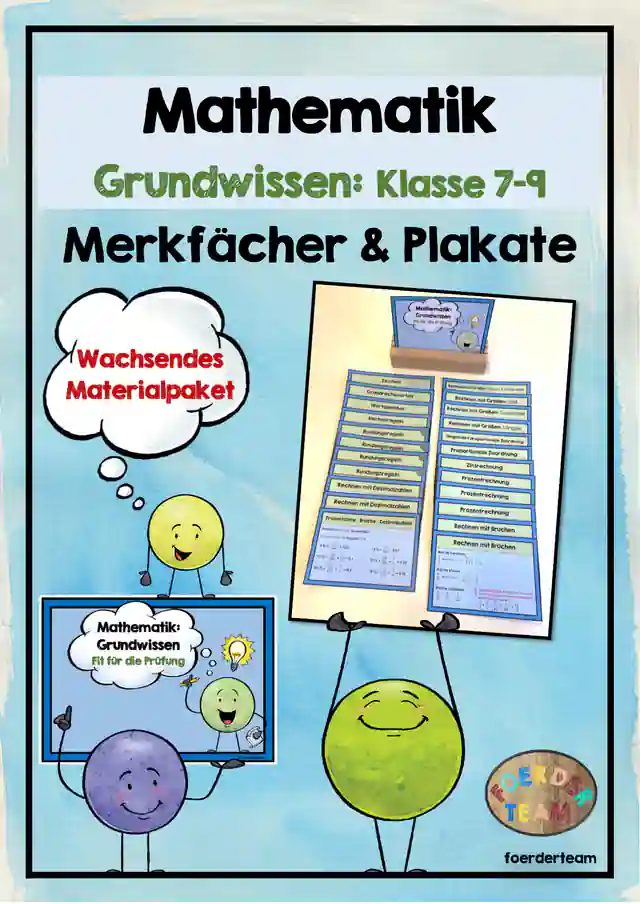 Mathematik Grundwissen - Merkfächer: Fit für die Prüfung