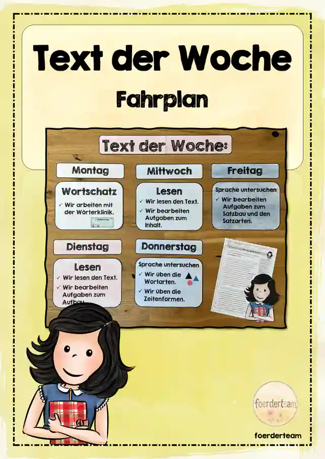 Text der Woche – Fahrplan für den Unterricht