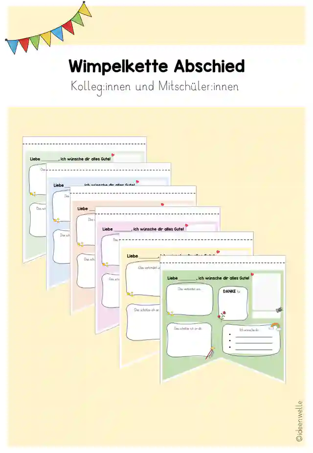Abschied von Kolleg:innen & Mitschüler:innen Geschenk