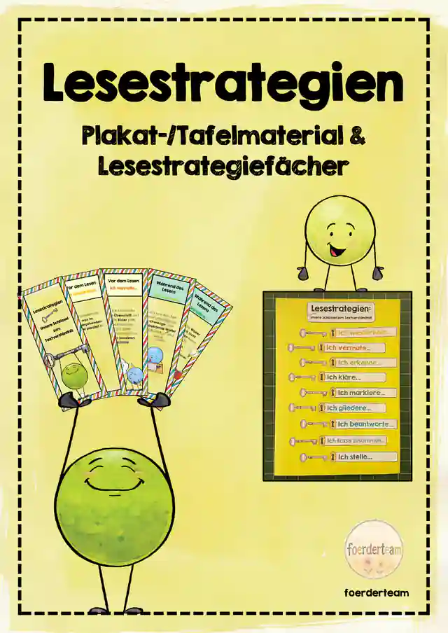 Lesestrategien – Merkfächer & Tafelmaterial