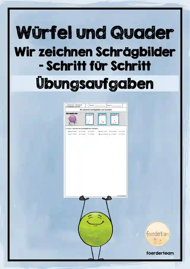 Schrägbilder von Quadern zeichnen