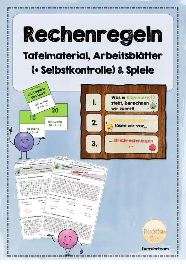 Rechenregeln sicher anwenden – Materialpaket