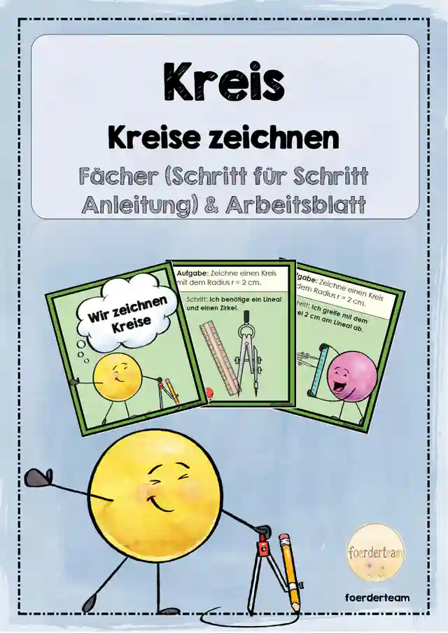 Wir zeichnen Kreise – Schritt für Schritt mit dem Zirkel
