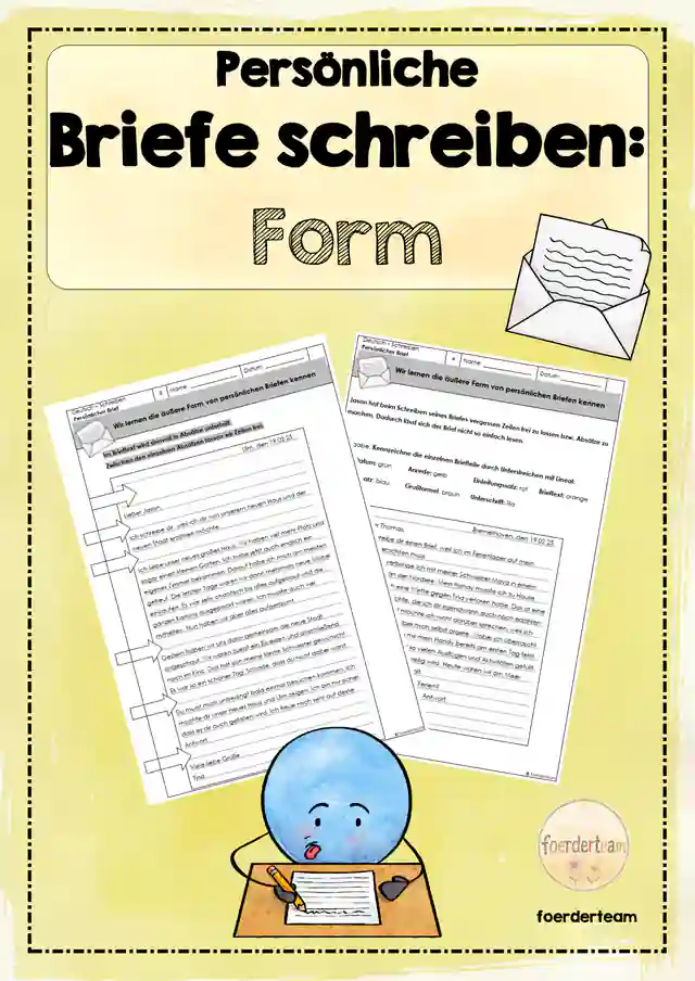Persönlicher Brief – die äußere Form