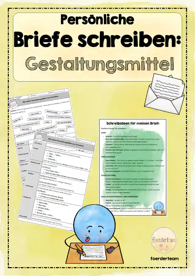 Persönliche Briefe schreiben – Formulierungshilfen & Übungen