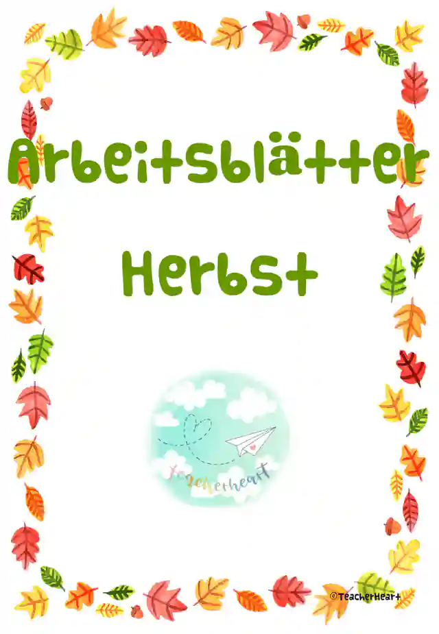 Arbeitsblätter Herbst Vorschule
