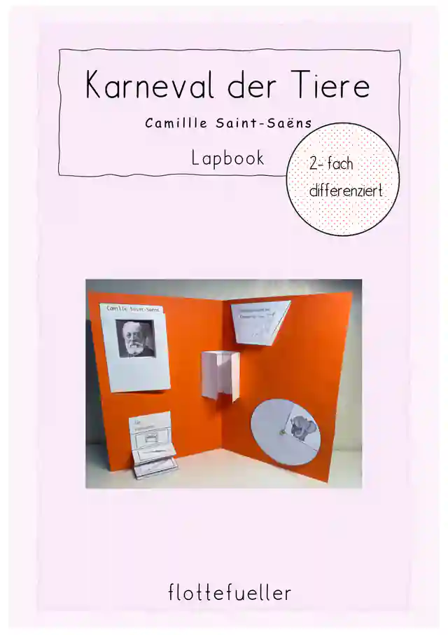Karneval der Tiere - Lapbook