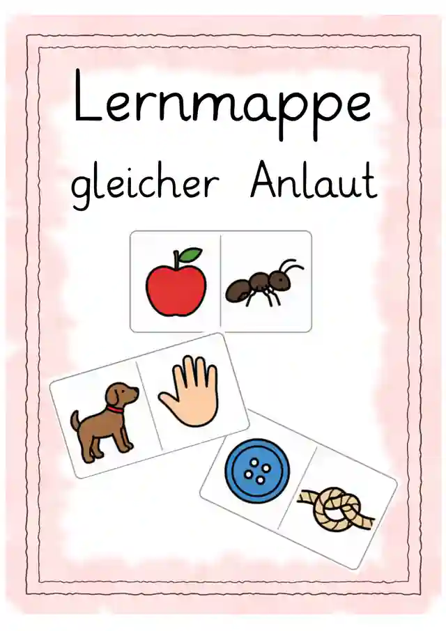 Klettmappe Anfangsunterricht Deutsch Anlaute 