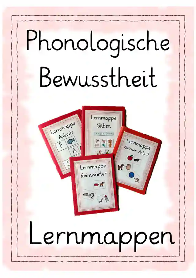 Materialpaket Phonologische Bewusstheit Anfangsunterricht Deutsch