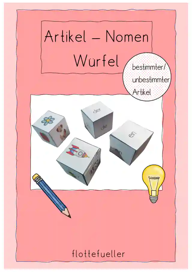 Artikel-Nomen-Würfel