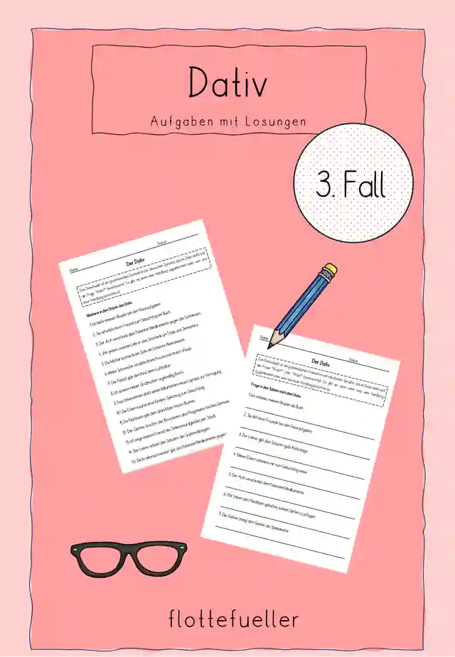 Dativ - Wem? - Aufgaben