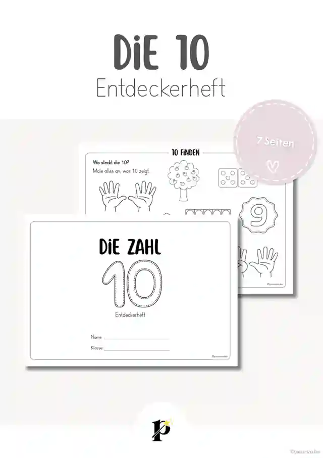 Entdeckerheft zur Zahl 10