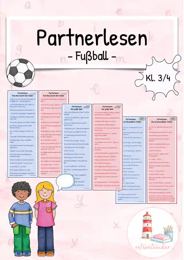 Partnerlesen/ Dialoglesen Leseförderung Leseflüssigkeit Fußball (Kl. 3/4)