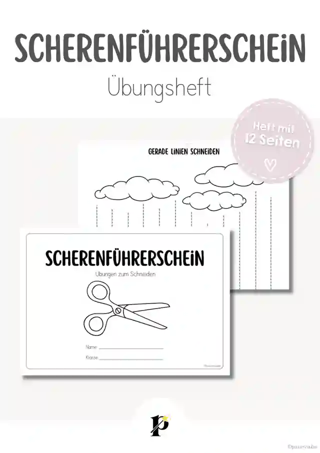 Scherenführerschein - Übungsheft