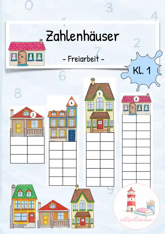 Zahlenhäuser/ Zahlzerlegung ZR 10 (Kl. 1)
